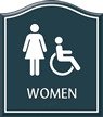 Women Restroom Sign