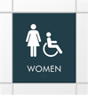 Female & Handicap Accessible Symbol