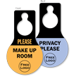 Custom Privacy Pear Shaped Door Hang Tag