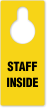 Staff Inside Maintenance Door Hanger