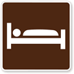 Lodging Symbol   Traffic Sign