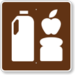 Grocery Store, MUTCD Guide Sign for Campground