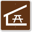 Picnic Shelter, MUTCD Guide Sign for Campground