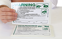 You are Illegally Parked Removable Parking Violation Sticker
