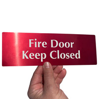 Fire Door Keep Closed Sign