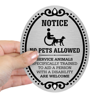 PetFree Zone Door Sign