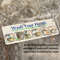 Door sign wash your hands