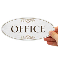 Stylish diamond plate sign