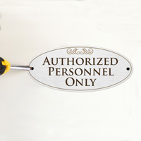 Entrance for Authorized Personnel