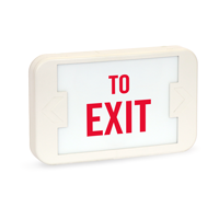 LED Exit Sign with Battery Backup