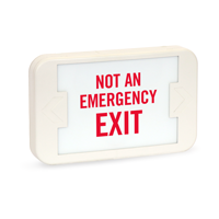 LED Exit Sign with Battery Backup