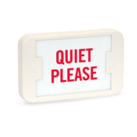 LED Quiet Please Exit Sign