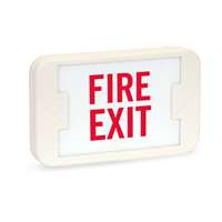 Fire Exit LED Exit Sign with Punch-Out Arrows