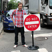 DO NOT ENTER Signs & BASE