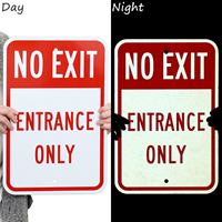 Not An Exit: No Exit Entrance Only,Parking Sign