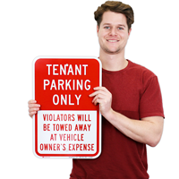 Violators Will Be Towed Away Sign