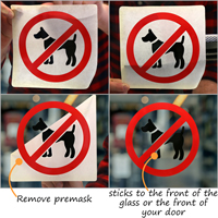 No Pets Allowed Sticker