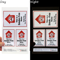 No Smoking Label Set