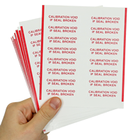 Destructible ½" x 2" Calibration Seals