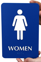 Women Restroom Signs