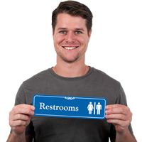 Restroom Man Woman Symbol Signs