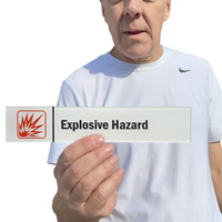 Explosive Hazard Sign