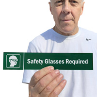 Safety Glasses Required Sign