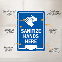 Hand Sanitizing Station Sign