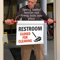 Restroom Maintenance Alert Marker