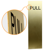 Push Pull Sign