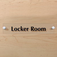 Locker Room Sign