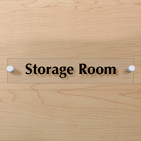 Storage Room Sign