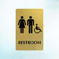 Gender Neutral Restroom Sign