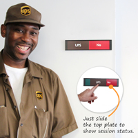 UPS Yes/No Slider Signs