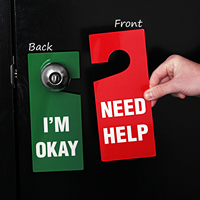 Need Help I'M Okay Door Hanger Tag