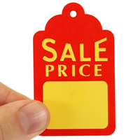 Sale Price Tags (2.75" X 1.625") No String