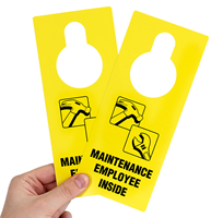 Maintenance Door Hanger