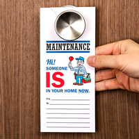 2-Sided Maintenance Door Hanger