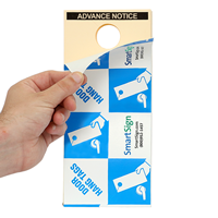 Advance Notice Maintenance Door Hanger