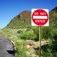 Do Not Enter Sign