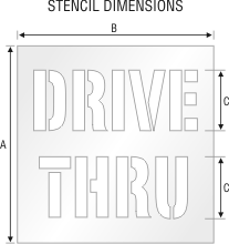 Stencil ST 0127