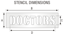 Stencil ST 0279