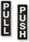 Pull Push Set Sign