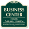 Custom Business Center Hours SignatureSign