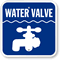 Water Valve Sign