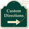 Customizable Directions Palladio Sign