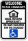 Welcome To Our Housing Community Sign