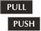 Push Pull Sign