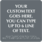 9 inch x 9 inch Custom Braille Sign