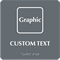 9 inch x 9 inch Custom Braille Sign with Clipart